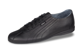 Μαύρα ανδρικά αθλητικά παπούτσια με κορδόνια снимка