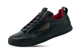 Ανδρικά αθλητικά παπούτσια σε μαύρο χρώμα снимка