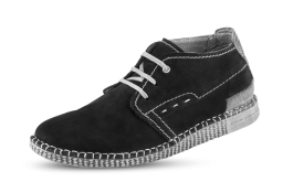 Αντρικά παπούτσια clark σε μαύρο nubuck снимка