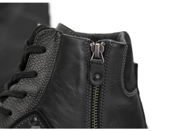 Ανδρικά sneakers με εξωτερικό φερμουάρ σε μαύρο χρώμα φωτογραφία 6